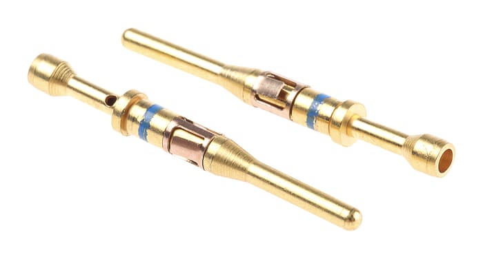 ITT Cannon Trident Series Male Crimp Terminal Contact, 24AWG Max
