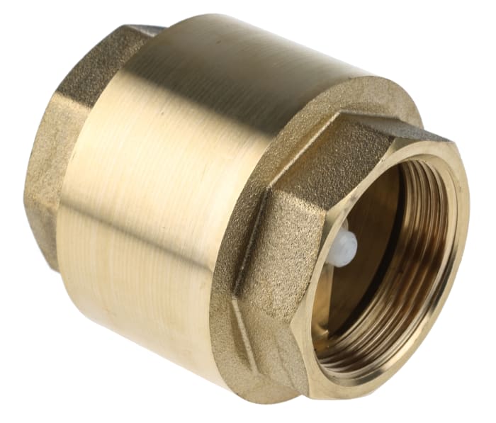 RS PRO, RS PRO Brass Single Check Valve, BSPP 3/8in, 12 bar, 486-170