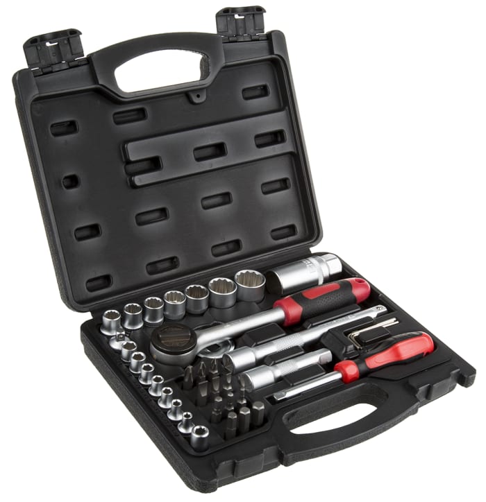 RS PRO 37-Piece 1/4 in, 3/8 in