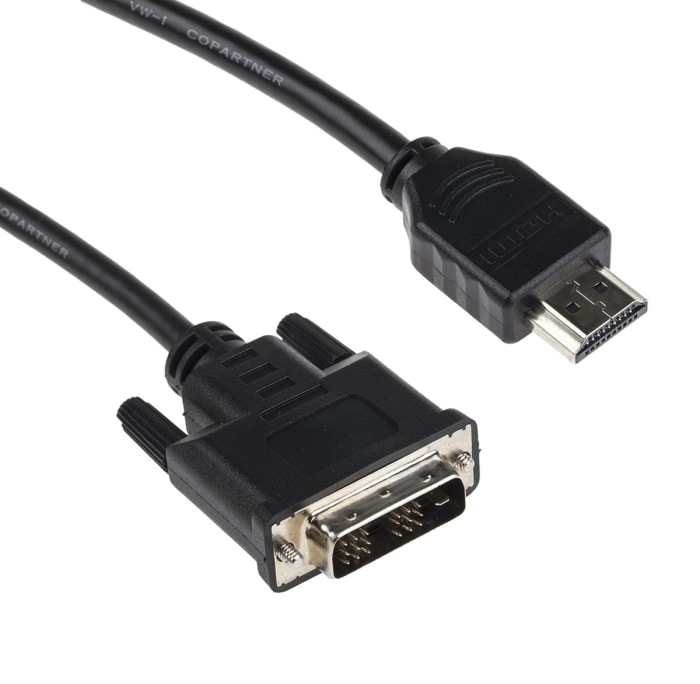 RS PRO HDMI to DVI Adapter Male to Male