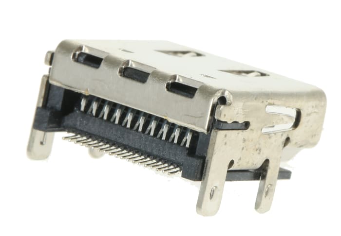 RS PRO 19 Way Female Right Angle HDMI Connector 40 V