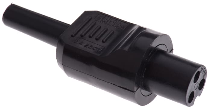 Bulgin, PX0646 Miniature Power Connector Cable Mount Socket, 2P + E, Solder Termination, 3A, 250 V ac
