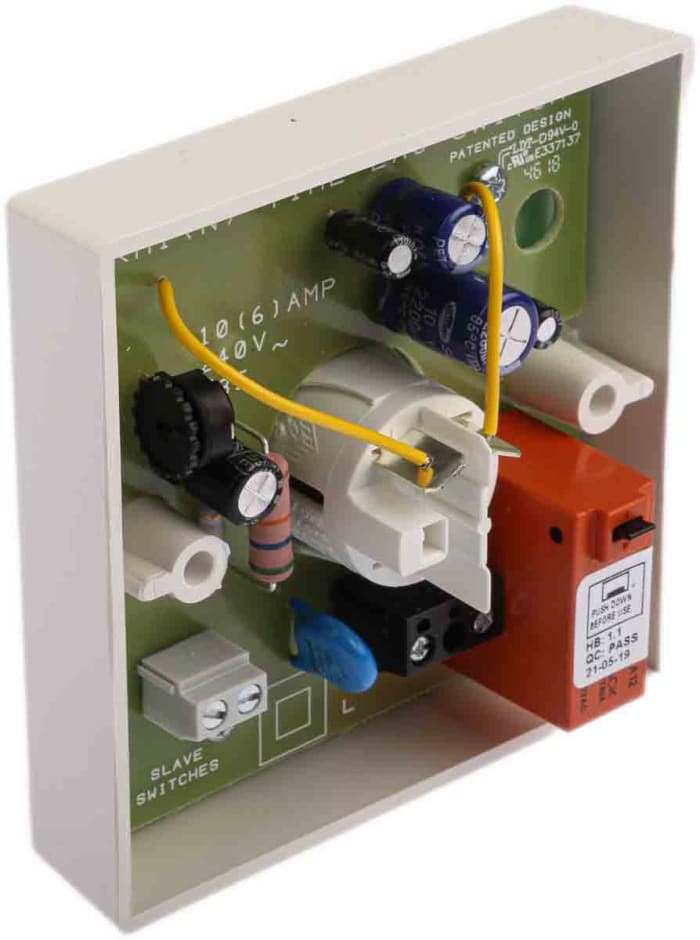 CP Electronics CP Electronics White Timer Light Switch, 2 Way, 1 Gang