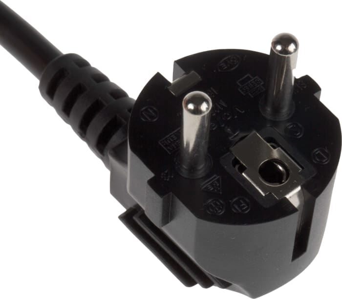 RS PRO RS PRO Unterminated Type F German Plug Power Cord, 2m 490