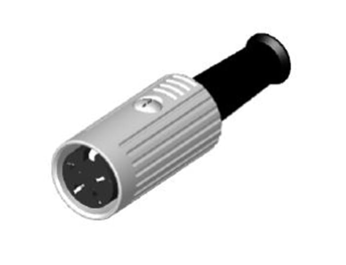 RS PRO YE-147XS Serisi DIN Soket Konnektör, Soket, Kilitli, 4 Kontaklı, Düz, 1A, 100 V ac