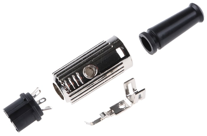 RS PRO 5 Pole Din Socket, 1A, 100 V ac, Push Lock, Female, Cable Mount