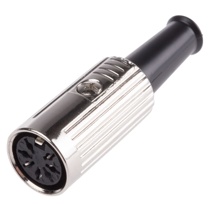 RS PRO YE-147XS Serisi DIN Soket Konnektör, Soket, Kilitli, 7 Kontaklı, Düz, 1A, 100 V ac