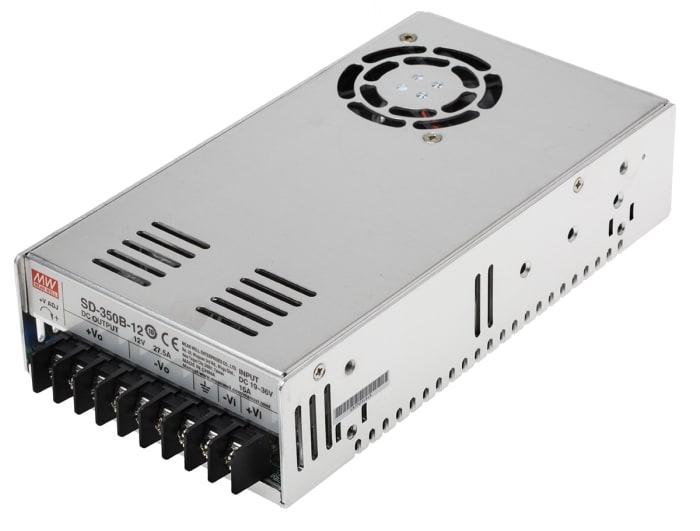 Convertidor dc-dc 350W, Salida 12V dc, 27.5A, ±1%