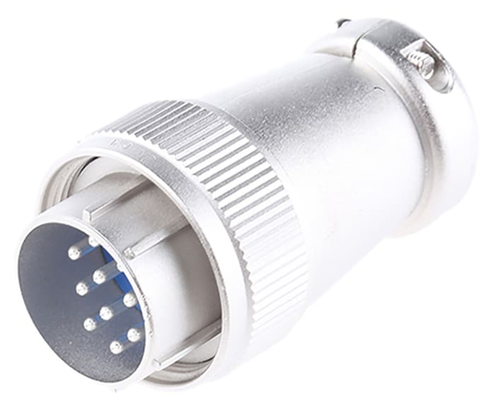 ITT Cannon Connector, 10 Contacts, Cable Mount, Plug, Male, JC Series