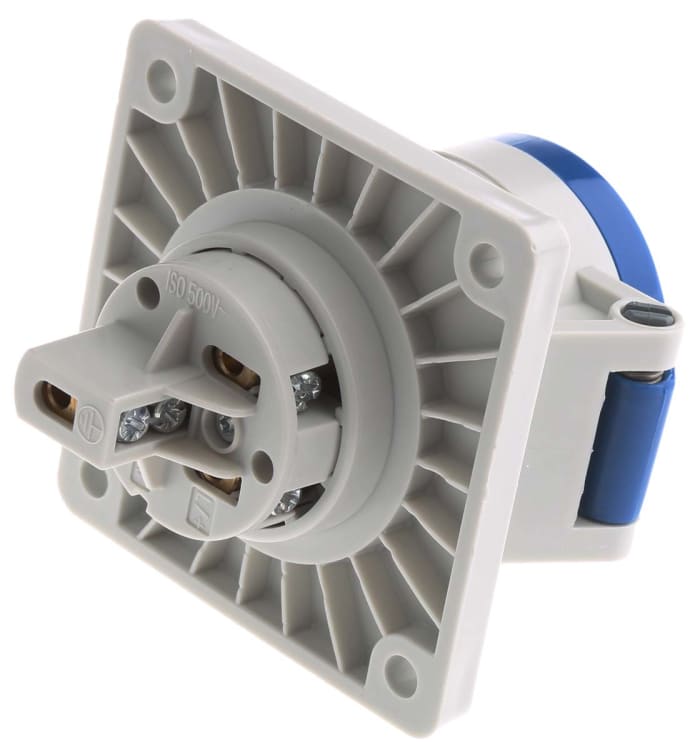 Connecteur industriel MENNEKES Femelle, 3P, 16A, 230 V, Montage panneau