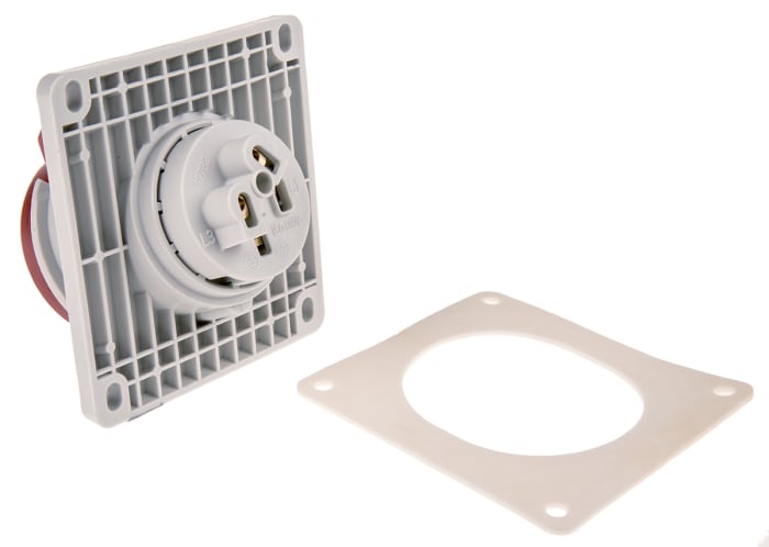 1467 MENNEKES | MENNEKES, 7313 IP44 Red Industrial Power Connector