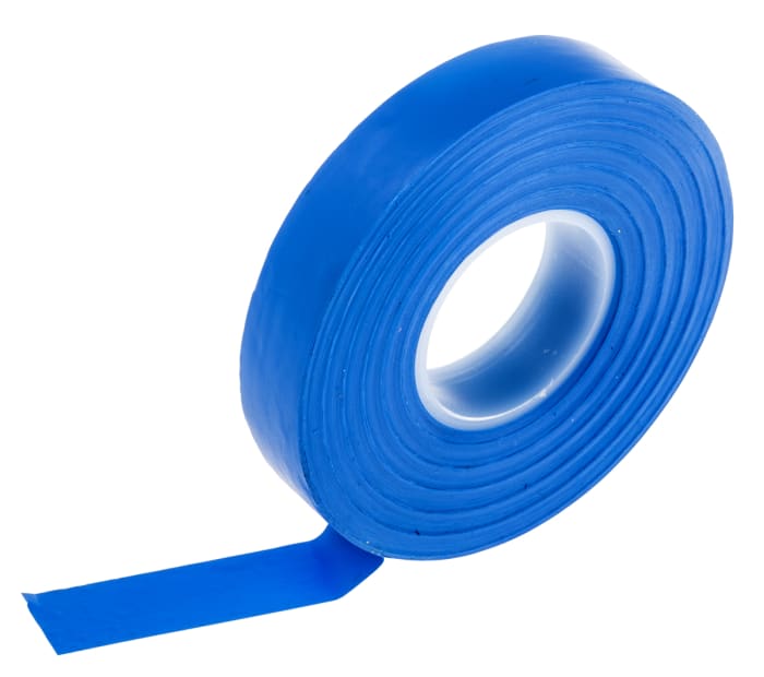 Ruban isolant Advance Tapes AT7 en PVC Bleu, 20m x 12mm
