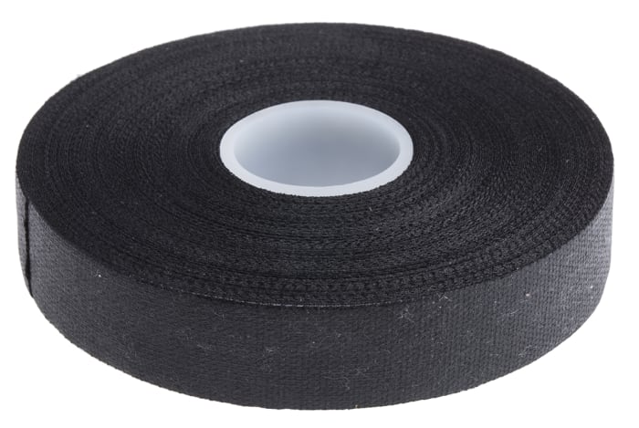 Advance Tapes AT325 Black Cotton Cloth Electrical Tape, 19mm x 20m