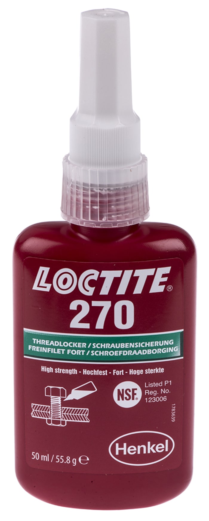 Frein filet Loctite Vert Loctite 270, 50 ml