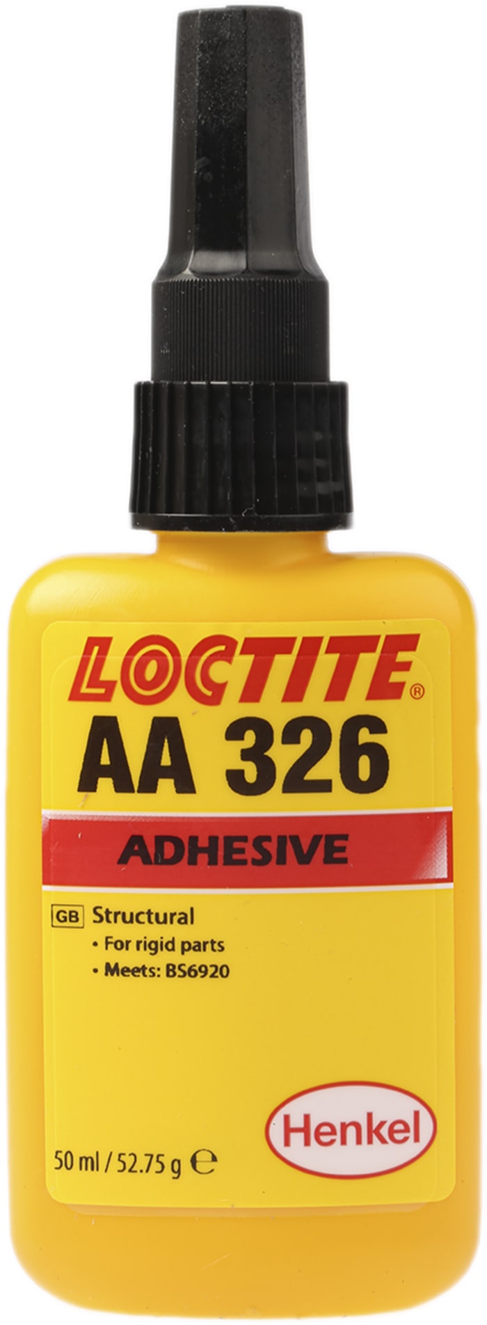 232688 Loctite, Loctite Loctite 326 Liquid Adhesive, 50 ml, 496-114