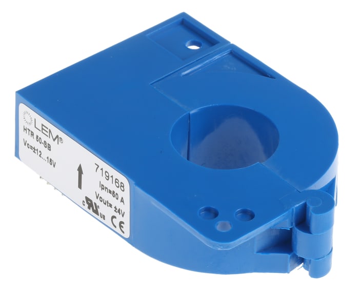 LEM HTR Series Current Transformer, 50A Input, 100:1, 21mm Bore, 12 → 15 V