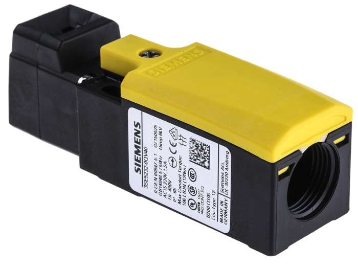 3SE52320QV40 Siemens Siemens 3SE5 Safety Interlock Switch, 2NC/1NO, Keyed, Plastic 498927