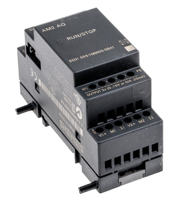 Siemens LOGO! Expansion Module, 24 V dc Analogue, 2 x Output Without Display