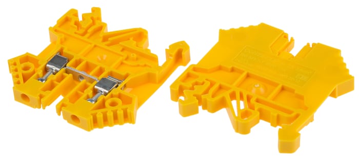 RS PRO Yellow, 0.2 → 2.5mm², Single-Level