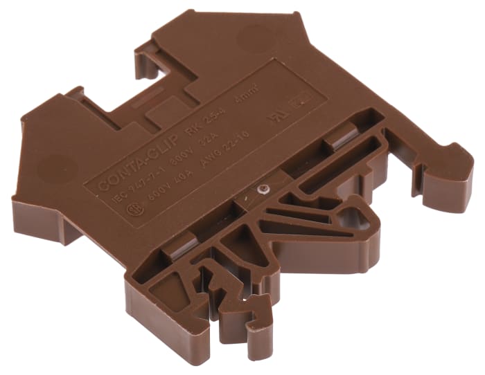 RS PRO Brown, 0.2 → 4mm², Single-Level