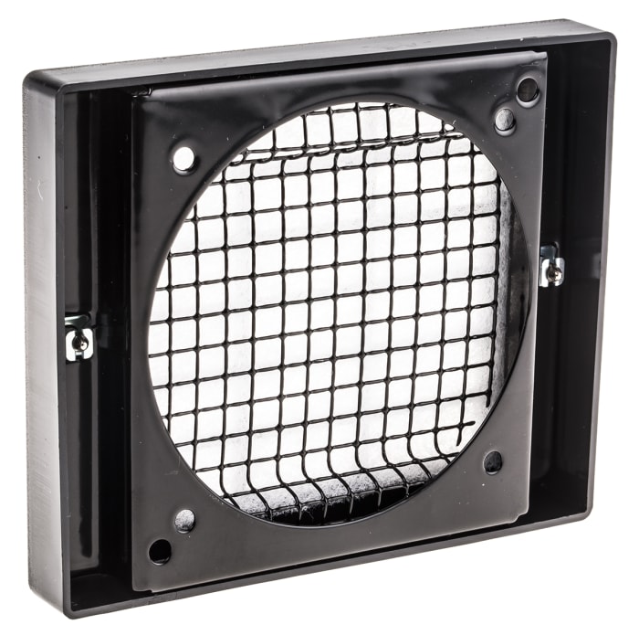 ebm-papst Fan Filter for 92mm Fans, PC, Synthetic Fibre Filter, Steel Frame, 125 x 105mm