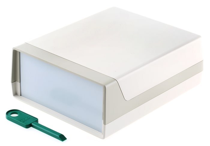 Boîtier d'instrumentation OKW LUX Case 230 en ABS Blanc, dim. ext. 148 x 190 x 67mm