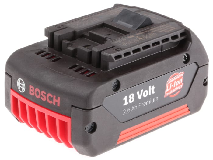 Bosch 2607336092 2.6Ah 18V Power Tool Battery, For Use With GSR 18 V Cordless Tools
