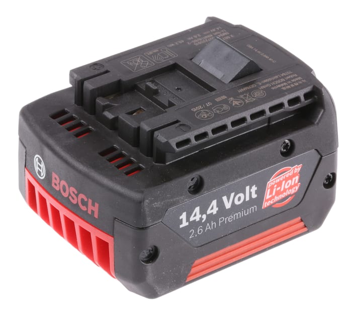 2607336078 Bosch | Bosch 2607336078 2.6Ah 14.4V Power Battery, For Use With GSR 14.4 V Power Tools | 507-863 | RS Components