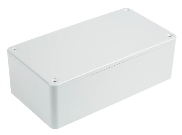 CAMDENBOSS 2000 Series Grey ABS Enclosure, IP54, Grey Lid, 120 x 65 x 40mm