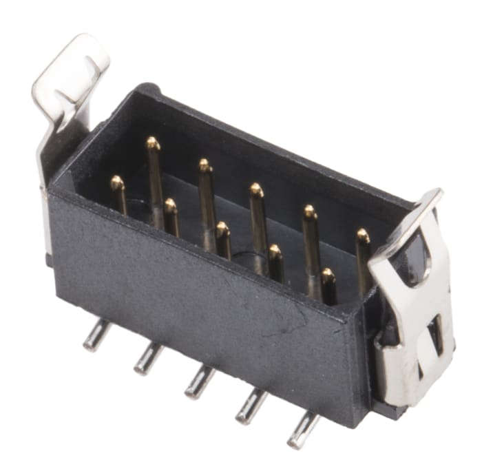 HARWIN Datamate L-Tek Series Right Angle Surface Mount PCB Header, 10 Contact(s), 2.0mm Pitch, 2 Row(s), Shrouded