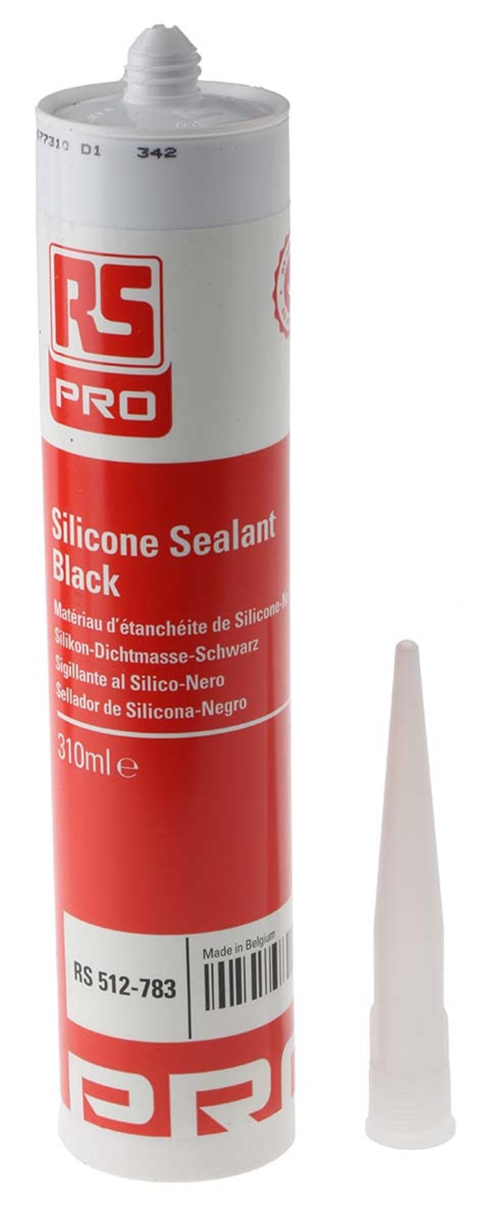 RS PRO Black Sealant Paste 310 ml Cartridge