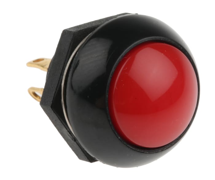 Otto Push Button Switch, Momentary, Panel Mount, SPDT, 28V dc, IP68