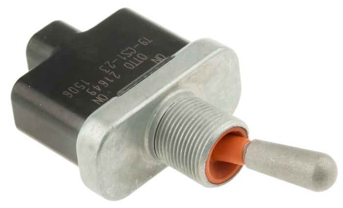 Otto Toggle Switch, Panel Mount, On-On, SPDT, Screw Terminal
