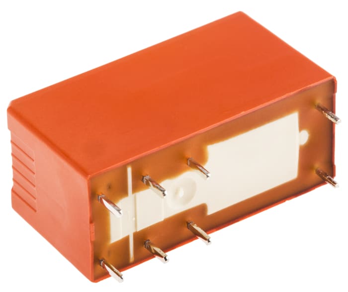 TE Connectivity PCB Mount Power Relay, 12V dc Coil, 16A Switching Current, SPDT