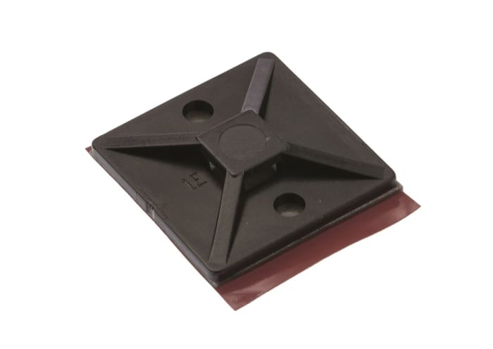 HellermannTyton MB4APT-N66-BK SOLIDTACK Крепление для кабельных стяжек