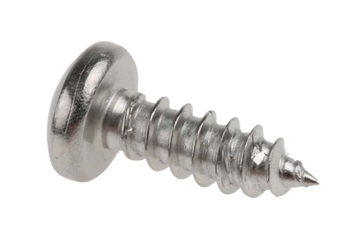 RS PRO, RS PRO Pan Head Self Tapping Screw, 1 3/4in Long, 245-2466