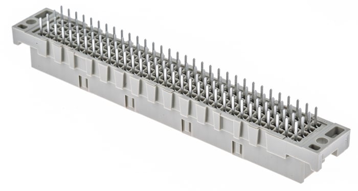 ERNI 128 Way 2.54mm Pitch, Type CD Class C2, 4 Row, Straight DIN 41612  Connector, Socket