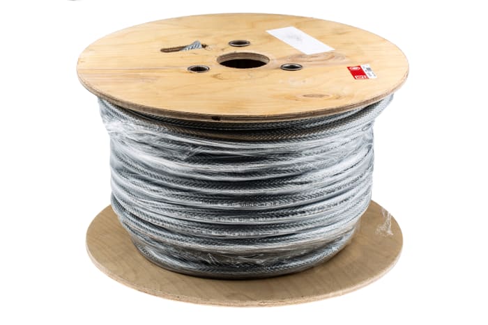 RS PRO SY Control Cable, 4 Cores, 4 mm², Screened, 50m, Transparent PVC Sheath, 11