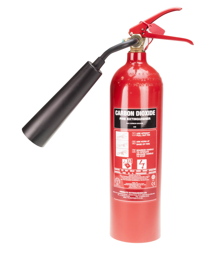 Extincteur Dioxyde de carbone 2kg pour applications Electrique (B, E)