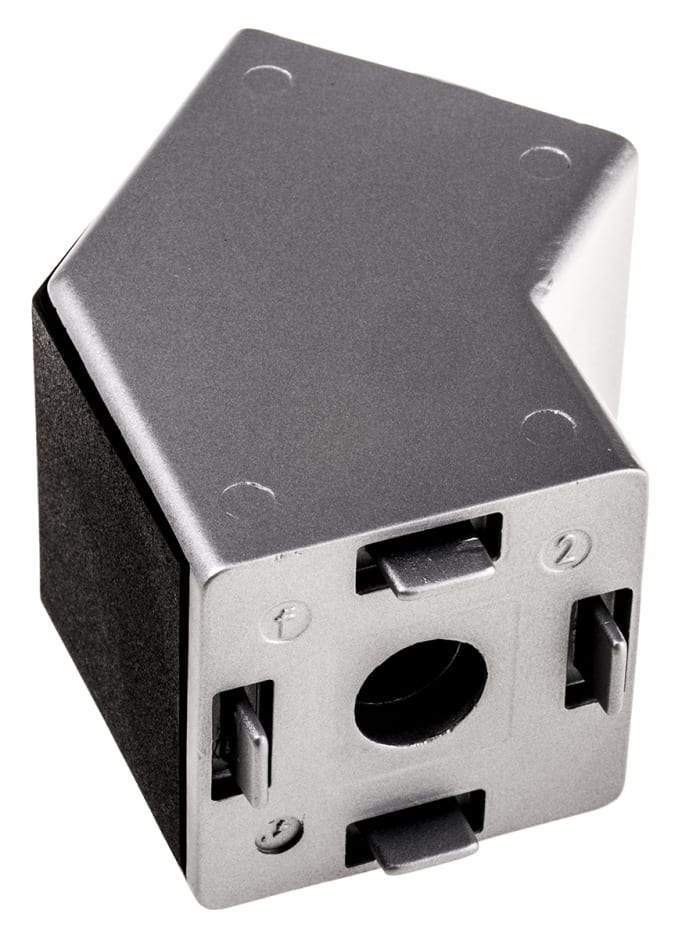 Bosch Rexroth M8, S12 45° Connector Connecting Component, Strut Profile 45 mm, Groove Size 10mm