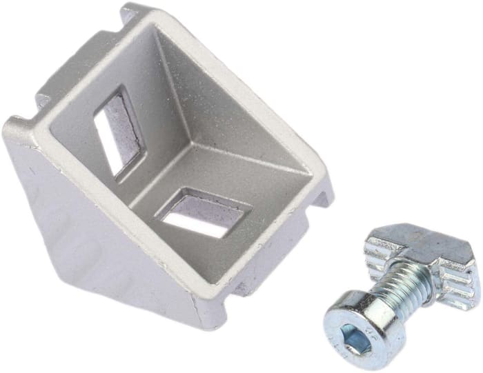 Bosch Rexroth M6 Angle Bracket, Connecting Component, Strut Profile 30 mm, Groove Size 8mm
