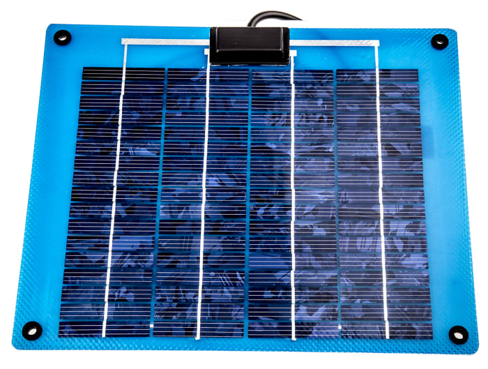 solární panel 5W 20.2V Kabel Lepidlo, šroub