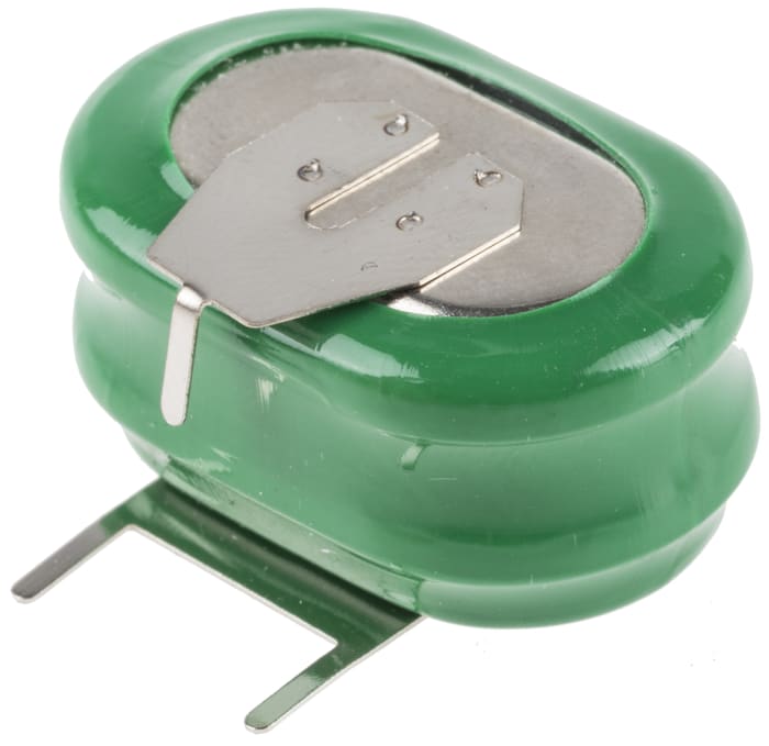 Pile bouton rechargeable RS PRO 2.4V, 160mAh, NiMH, 2/V 160H