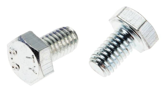 Vis à tête hexagonale Acier, M6 x 10.0mm