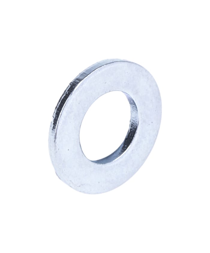 Zinc plated steel plain washer,M5