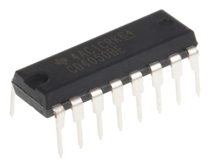 Texas Instruments CD4050BE Шесть инверторов