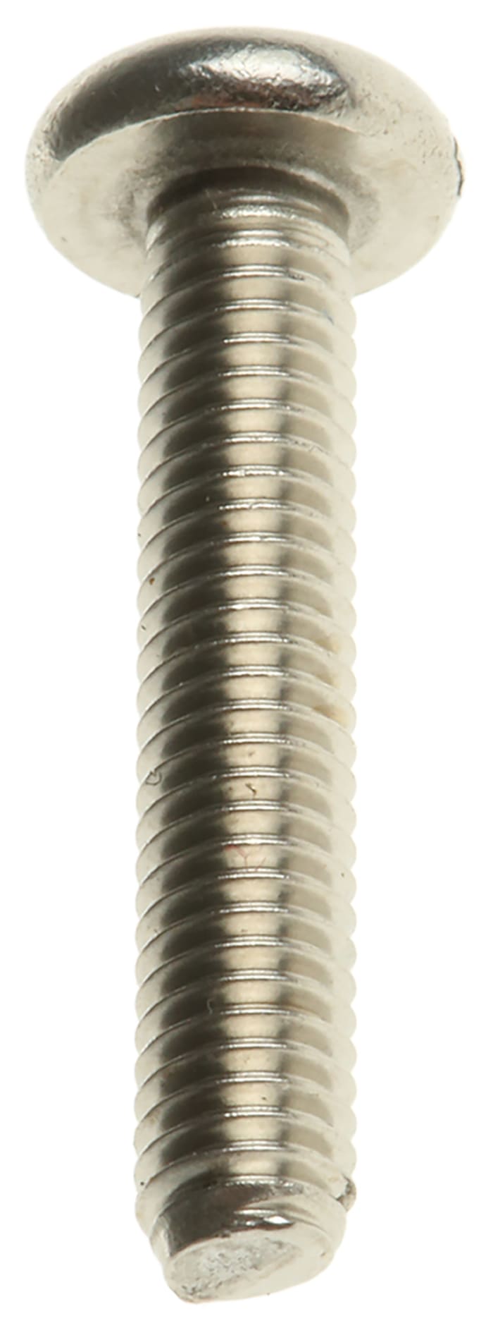 Tornillo de cabeza alomada con huella ranurada RS PRO M3 x 16.0mm, paso de rosca 0.50mm, de Acero Inoxidable