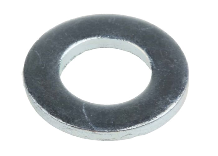 Bright Zinc Plated Steel Plain Form A Washers, M10, DIN 125A