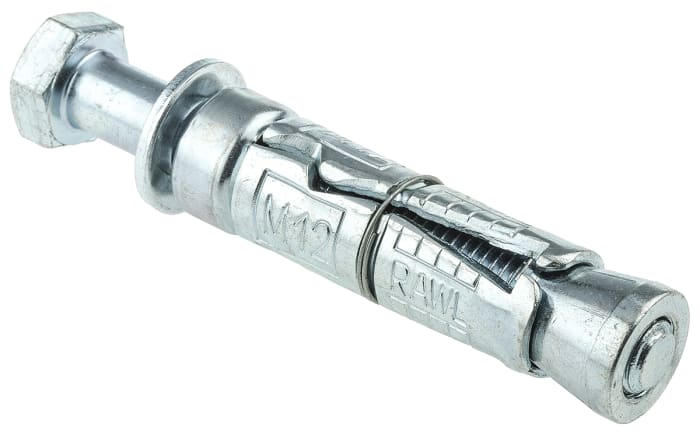 Rawl Çekmeli Dübel, Delik Çapı: 13 mm, 20 mm, U: 105mm, Demir, Çelik, Ürün Kodu: R-RBL-M12/25W