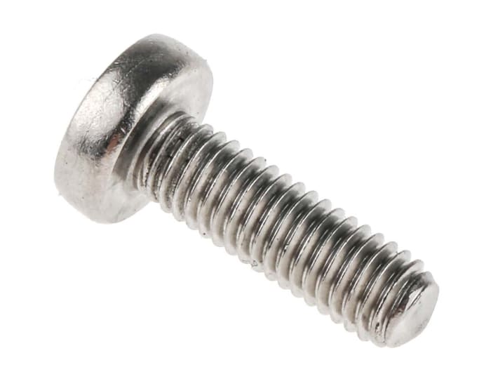 Tornillo de cabeza alomada con huella Pozi RS PRO M5 x 16.0mm, paso de rosca 0.80mm, de Acero Inoxidable